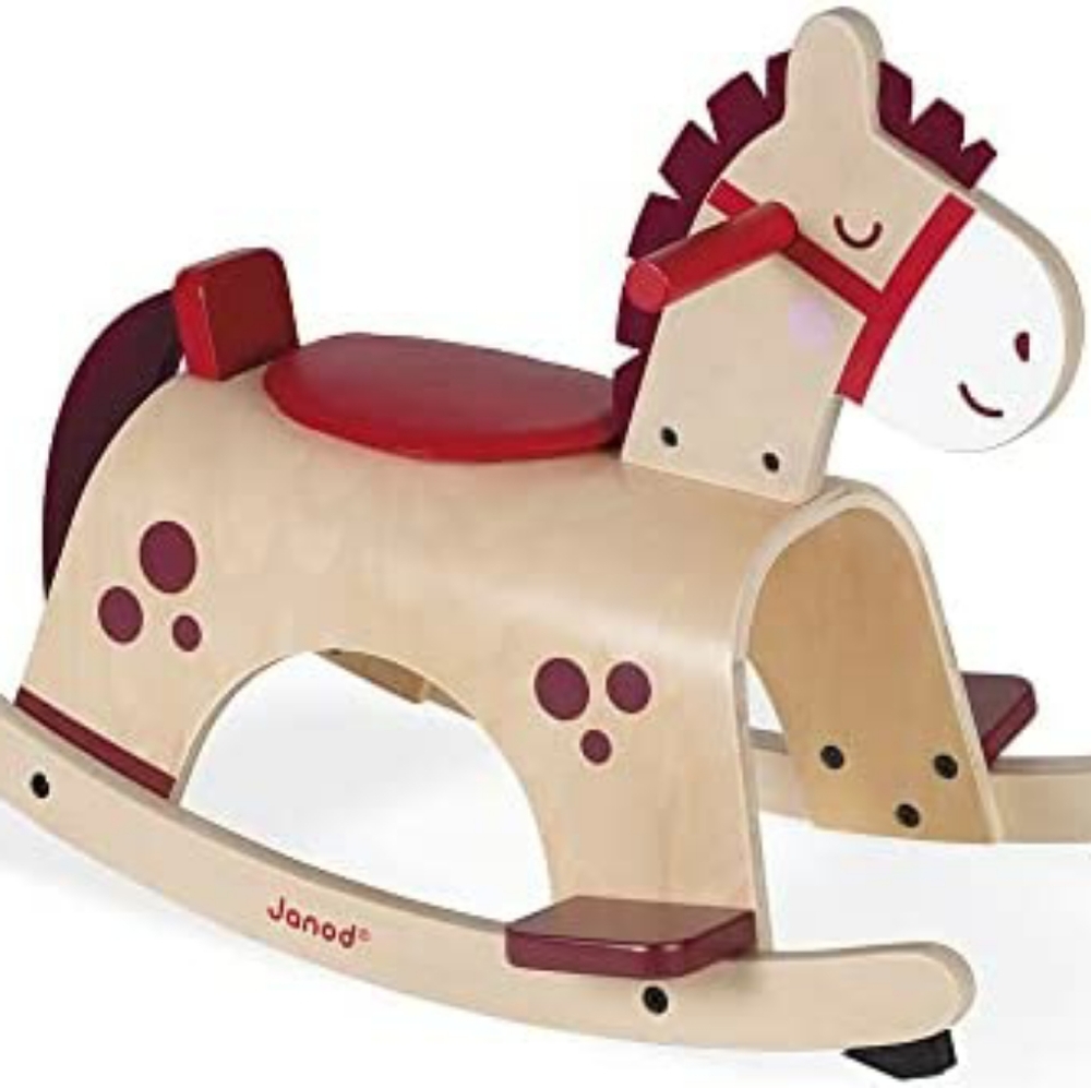 Janod - Wooden Rocking Pony NWT